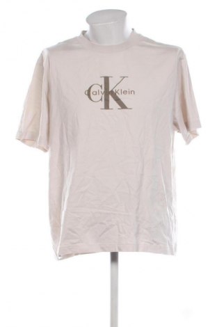 Férfi póló Calvin Klein Jeans, Méret XL, Szín Bézs, Ár 8 829 Ft