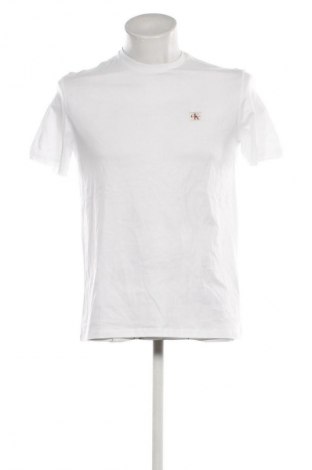 Мъжка тениска Calvin Klein Jeans, Размер S, Цвят Бял, Цена 30,67 €