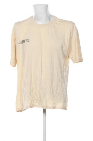 Мъжка тениска Defacto, Размер L, Цвят Бежов, Цена 19,00 лв.