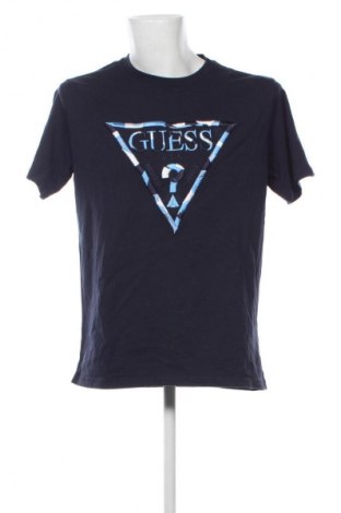 Ανδρικό t-shirt Guess, Μέγεθος XL, Χρώμα Μπλέ, Τιμή 17,39 €
