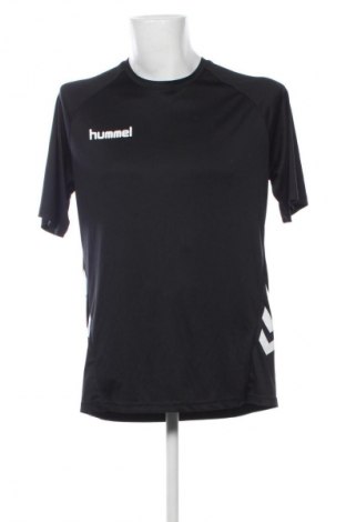 Мъжка тениска Hummel, Размер XL, Цвят Черен, Цена 20,00 лв.