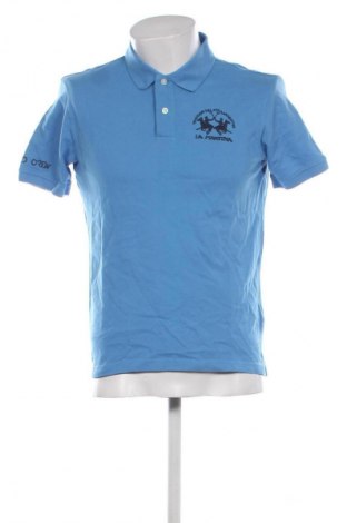 Férfi póló La Martina, Méret L, Szín Kék, Ár 25 489 Ft