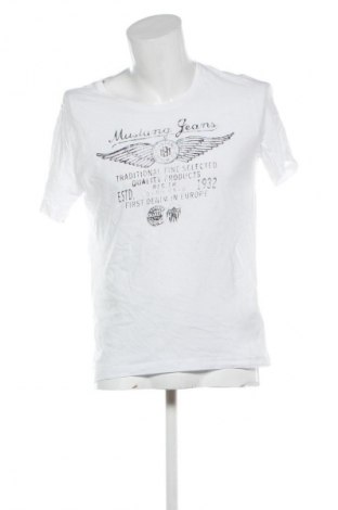 Tricou de bărbați Mustang, Mărime M, Culoare Alb, Preț 69,99 Lei