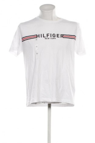 Мъжка тениска Tommy Hilfiger, Размер XL, Цвят Бял, Цена 76,25 лв.