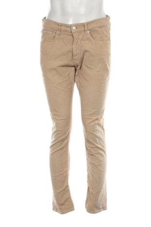 Pantaloni raiați de bărbați Calvin Klein Jeans, Mărime M, Culoare Bej, Preț 85,99 Lei