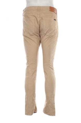 Pantaloni raiați de bărbați Calvin Klein Jeans, Mărime M, Culoare Bej, Preț 85,99 Lei