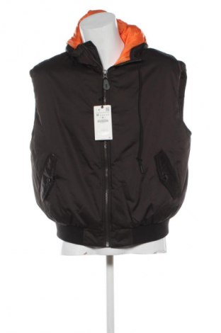 Мъжки елек Zara, Размер M, Цвят Черен, Цена 27,99 лв.