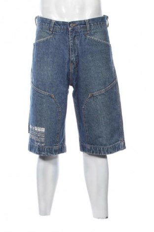 Мъжки къс панталон Cat, Размер L, Цвят Син, Цена 34,00 лв.