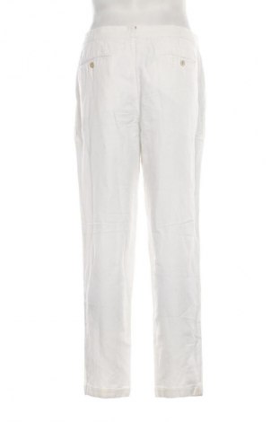 Мъжки панталон Massimo Dutti, Размер L, Цвят Бял, Цена 68,00 лв.