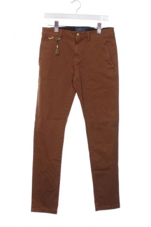 Мъжки панталон Zara, Размер M, Цвят Кафяв, Цена 12,99 лв.