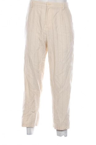 Мъжки панталон Zara, Размер L, Цвят Бежов, Цена 14,99 лв.