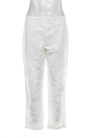 Pantaloni de bărbați Zara, Mărime L, Culoare Alb, Preț 80,00 Lei