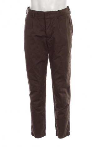 Мъжки панталон Zara, Размер M, Цвят Кафяв, Цена 27,37 лв.