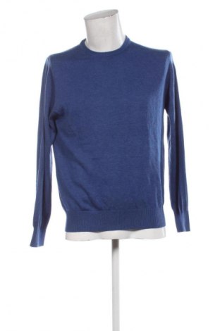 Herrenpullover Cashmere Collection, Größe L, Farbe Blau, Preis 55,24 €