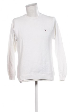 Herrenpullover Gant, Größe M, Farbe Weiß, Preis 60,99 €