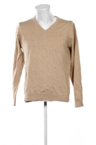 Herrenpullover Gant, Größe L, Farbe Beige, Preis 69,99 €