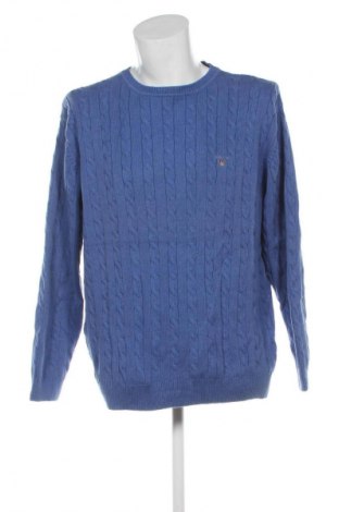 Pulover de bărbați Gant, Mărime XXL, Culoare Albastru, Preț 252,99 Lei