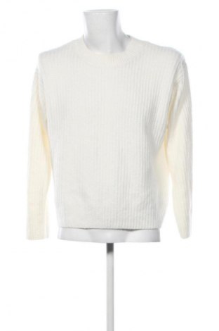 Męski sweter H&M, Rozmiar L, Kolor Biały, Cena 60,99 zł