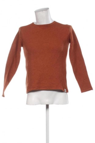 Herrenpullover Jean Pascale, Größe S, Farbe Orange, Preis 17,90 €