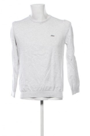 Ανδρικό πουλόβερ S.Oliver, Μέγεθος L, Χρώμα Γκρί, Τιμή 15,99 €