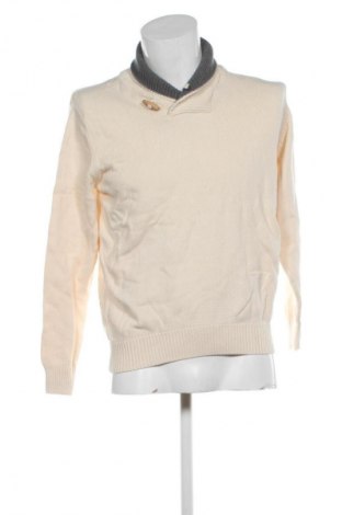 Herrenpullover Springfield, Größe L, Farbe Beige, Preis 13,99 €