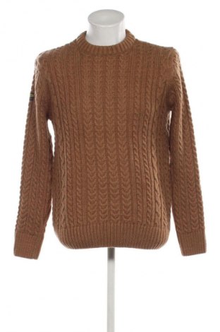Herrenpullover Superdry, Größe M, Farbe Braun, Preis 33,99 €