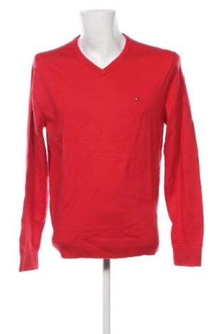 Ανδρικό πουλόβερ Tommy Hilfiger, Μέγεθος XL, Χρώμα Κόκκινο, Τιμή 18,99 €