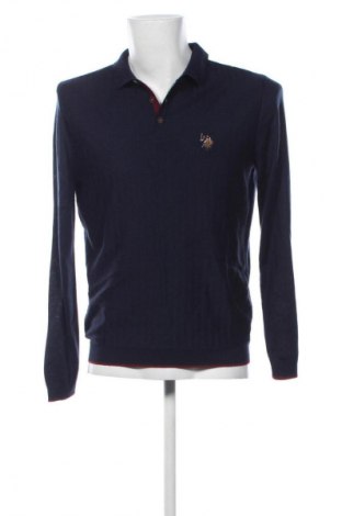 Herrenpullover U.S. Polo Assn., Größe L, Farbe Blau, Preis 31,71 €