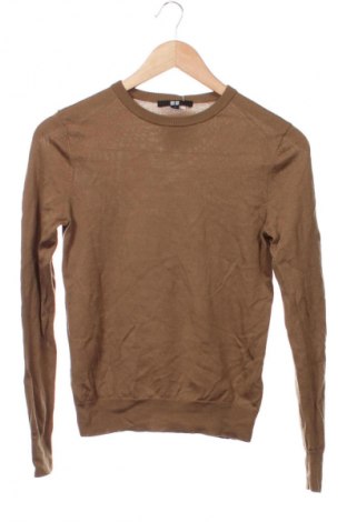 Herrenpullover Uniqlo, Größe XS, Farbe Braun, Preis 23,99 €