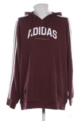 Herren Sweatshirt Adidas, Größe XXL, Farbe Rot, Preis 74,99 €