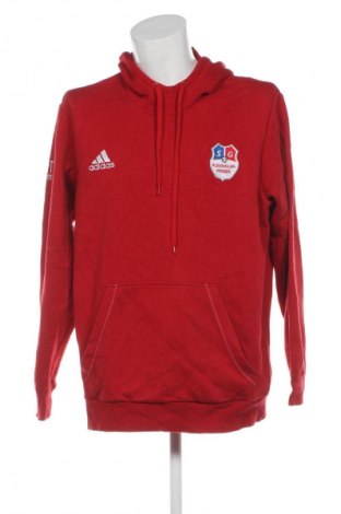 Herren Sweatshirt Adidas, Größe XL, Farbe Rot, Preis 39,99 €