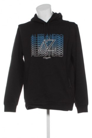 Ανδρικό φούτερ Alessandro Zavetti, Μέγεθος L, Χρώμα Μαύρο, Τιμή 56,99 €