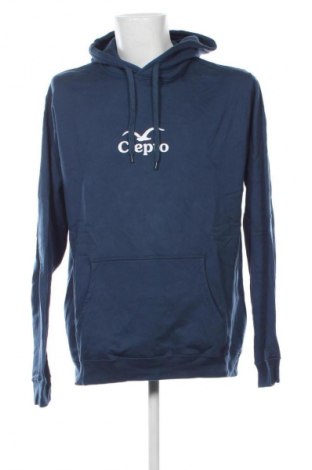 Herren Sweatshirt Cleptomanicx, Größe XXL, Farbe Blau, Preis 28,00 €