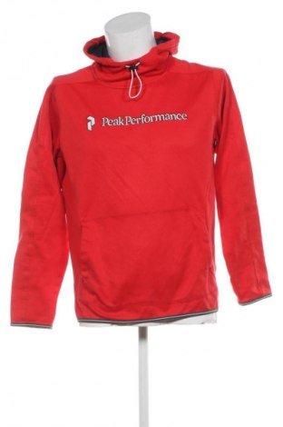 Herren Sweatshirt Peak Performance, Größe M, Farbe Rot, Preis 49,99 €