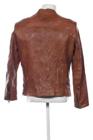 Ανδρικό δερμάτινο μπουφάν Be Edgy, Μέγεθος L, Χρώμα Πορτοκαλί, Τιμή 164,99 €