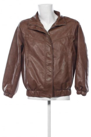 Pánská kožená bunda  Bershka, Velikost S, Barva Hnědá, Cena  1 178,00 Kč