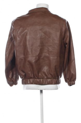 Pánská kožená bunda  Bershka, Velikost S, Barva Hnědá, Cena  1 178,00 Kč