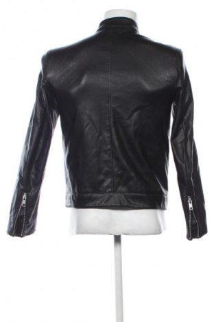 Pánska kožená bunda  H&M, Veľkosť S, Farba Čierna, Cena  25,07 €
