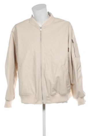 Herren Lederjacke H&M Divided, Größe XL, Farbe Beige, Preis 25,00 €