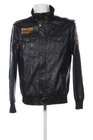 Pánská kožená bunda  Lee Cooper, Velikost L, Barva Černá, Cena  1 304,00 Kč