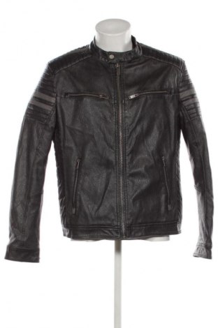 Herren Lederjacke Montego, Größe L, Farbe Grau, Preis 23,99 €