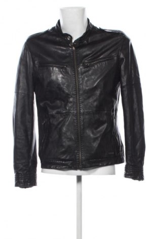 Pánská kožená bunda  Sisley, Velikost L, Barva Černá, Cena  2 861,00 Kč