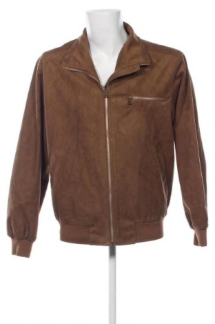 Мъжко кожено яке Unbranded, Размер XL, Цвят Кафяв, Цена 177,47 лв.