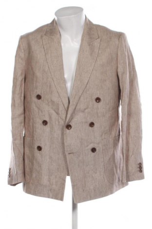 Ανδρικό σακάκι Zara, Μέγεθος L, Χρώμα  Μπέζ, Τιμή 28,00 €