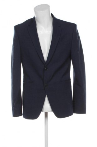 Ανδρικό σακάκι Zara, Μέγεθος L, Χρώμα Μπλέ, Τιμή 18,99 €