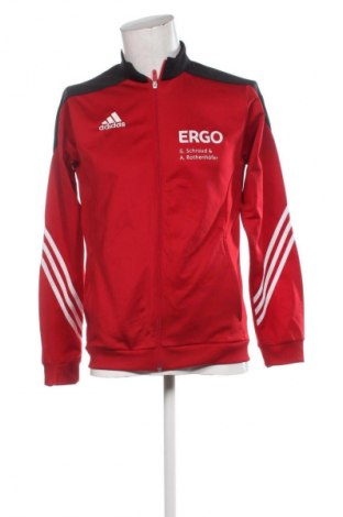 Ανδρική αθλητική ζακέτα Adidas, Μέγεθος M, Χρώμα Κόκκινο, Τιμή 29,99 €