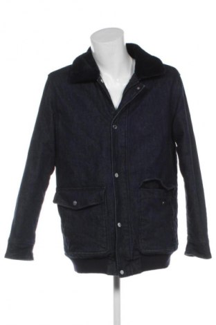 Мъжко яке Zara, Размер XL, Цвят Син, Цена 58,99 лв.