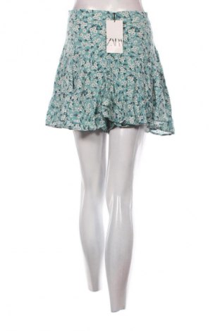 Пола - панталон Zara, Размер L, Цвят Многоцветен, Цена 32,99 лв.