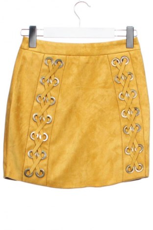 Rock Boohoo x Madison Beer, Größe XS, Farbe Gelb, Preis 6,99 €