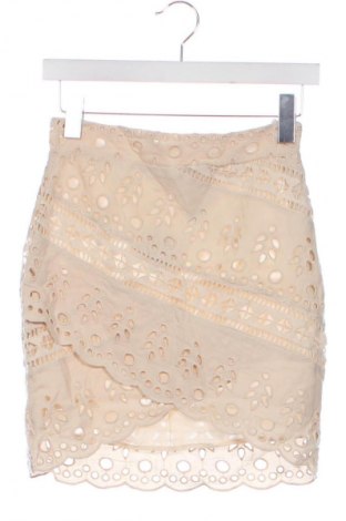 Пола H&M, Размер XS, Цвят Бежов, Цена 19,00 лв.